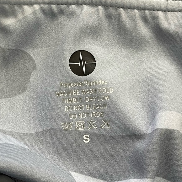 ETHOS Camo Athletic Shorts Deep Pockets Grey Size Small - Picture 5 of 7